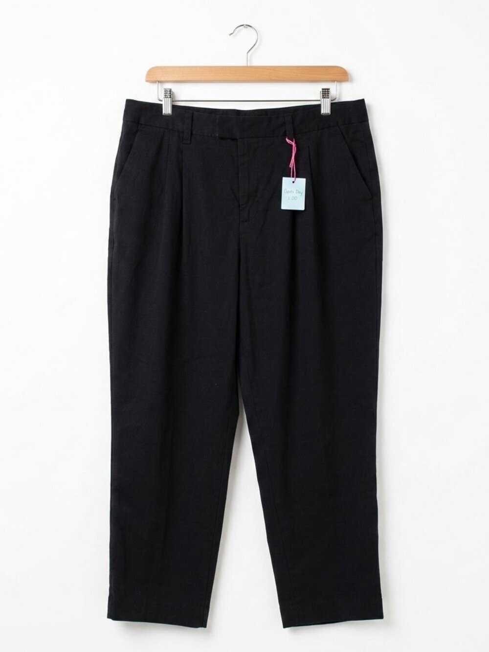 A New Day Black High-Rise Pleated Wide Leg Trousers 16